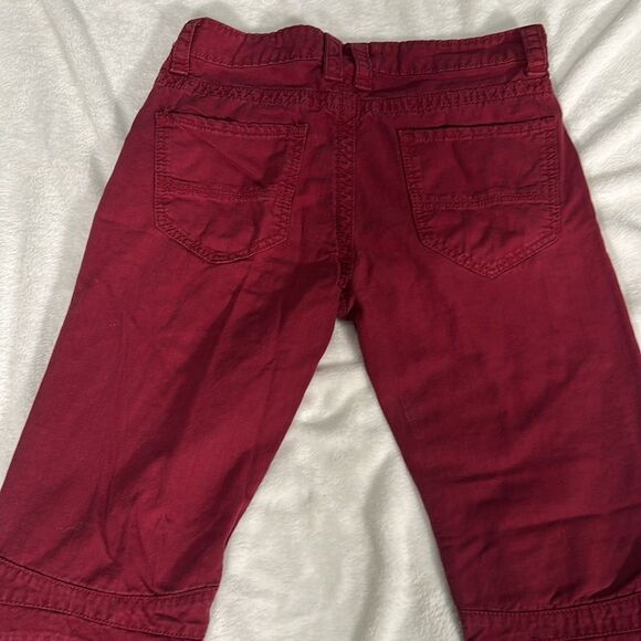Smoke Rise Distressed Red Jeans - Picture 4 of 5